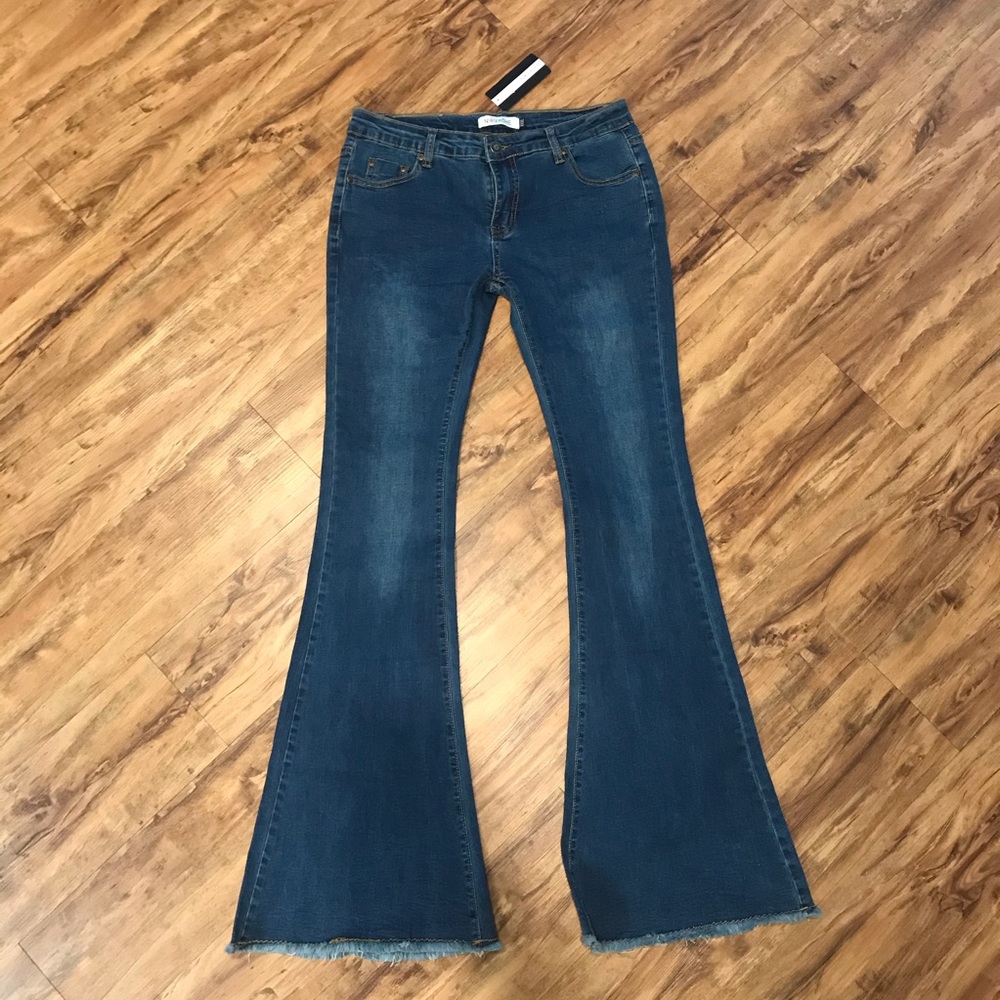 Bell bottom flare jeans